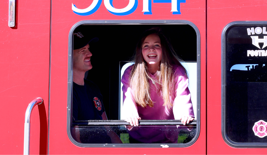  2025 Fire Truck Ride to School 